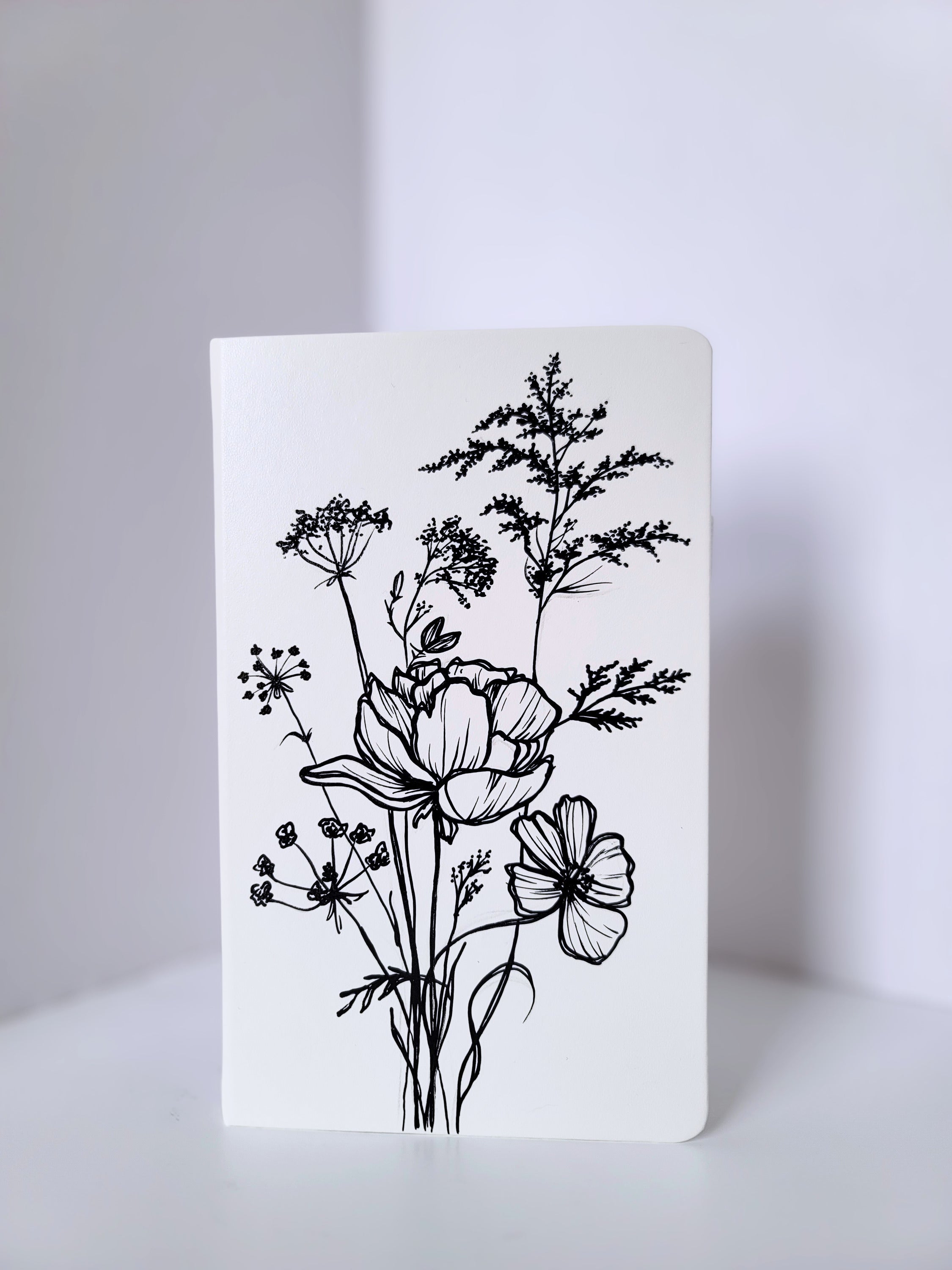 Hand-painted Wildflower Journal