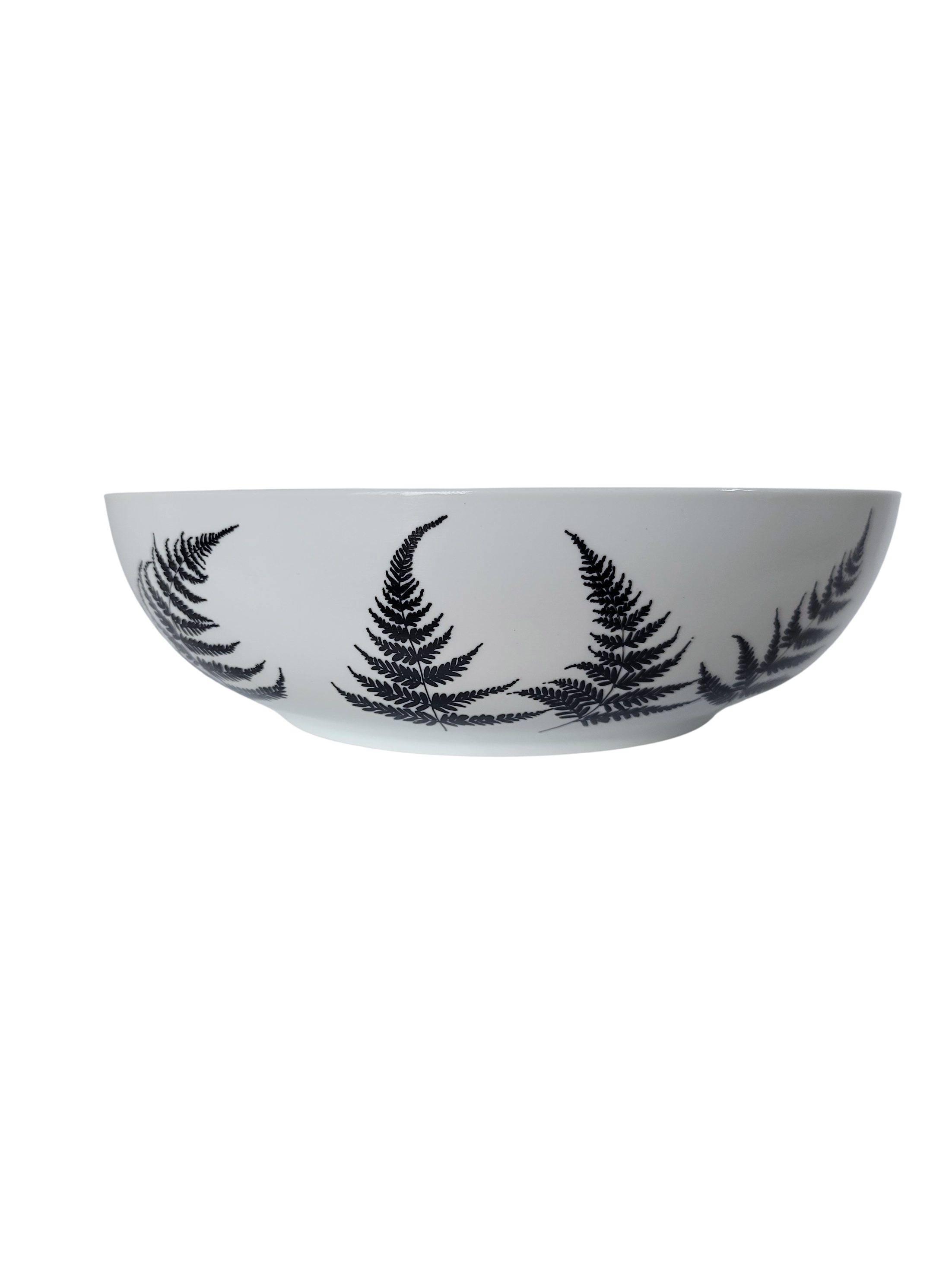 Large Fern Serving Bowl