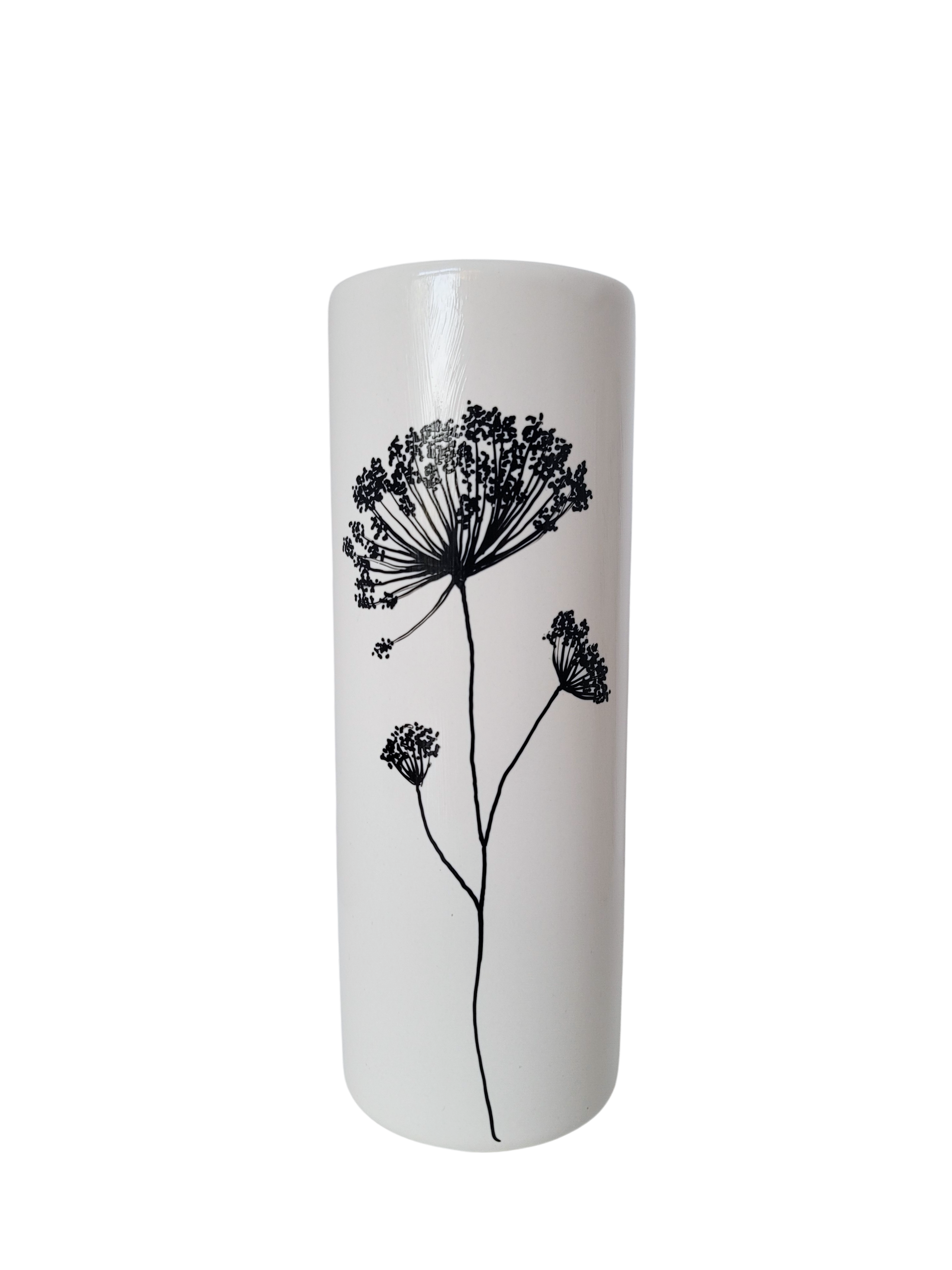 Queen Anne's Lace Tall Bud Vase