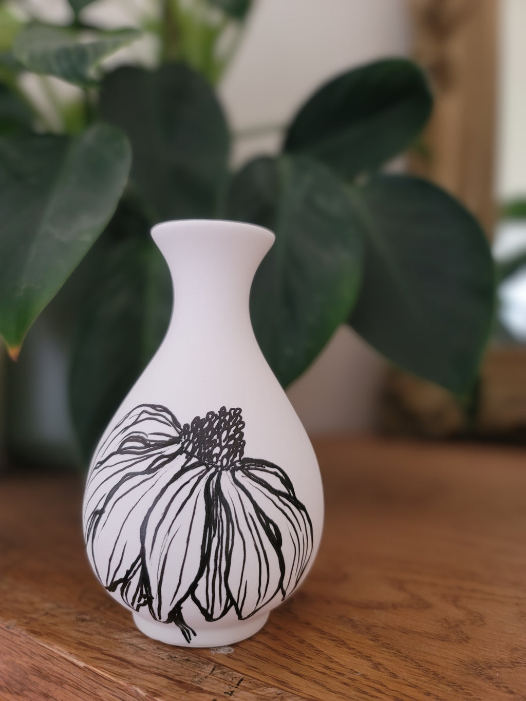 Healing Coneflower Bud Vase