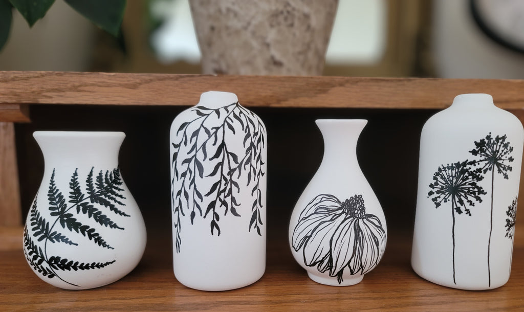 Healing Coneflower Bud Vase