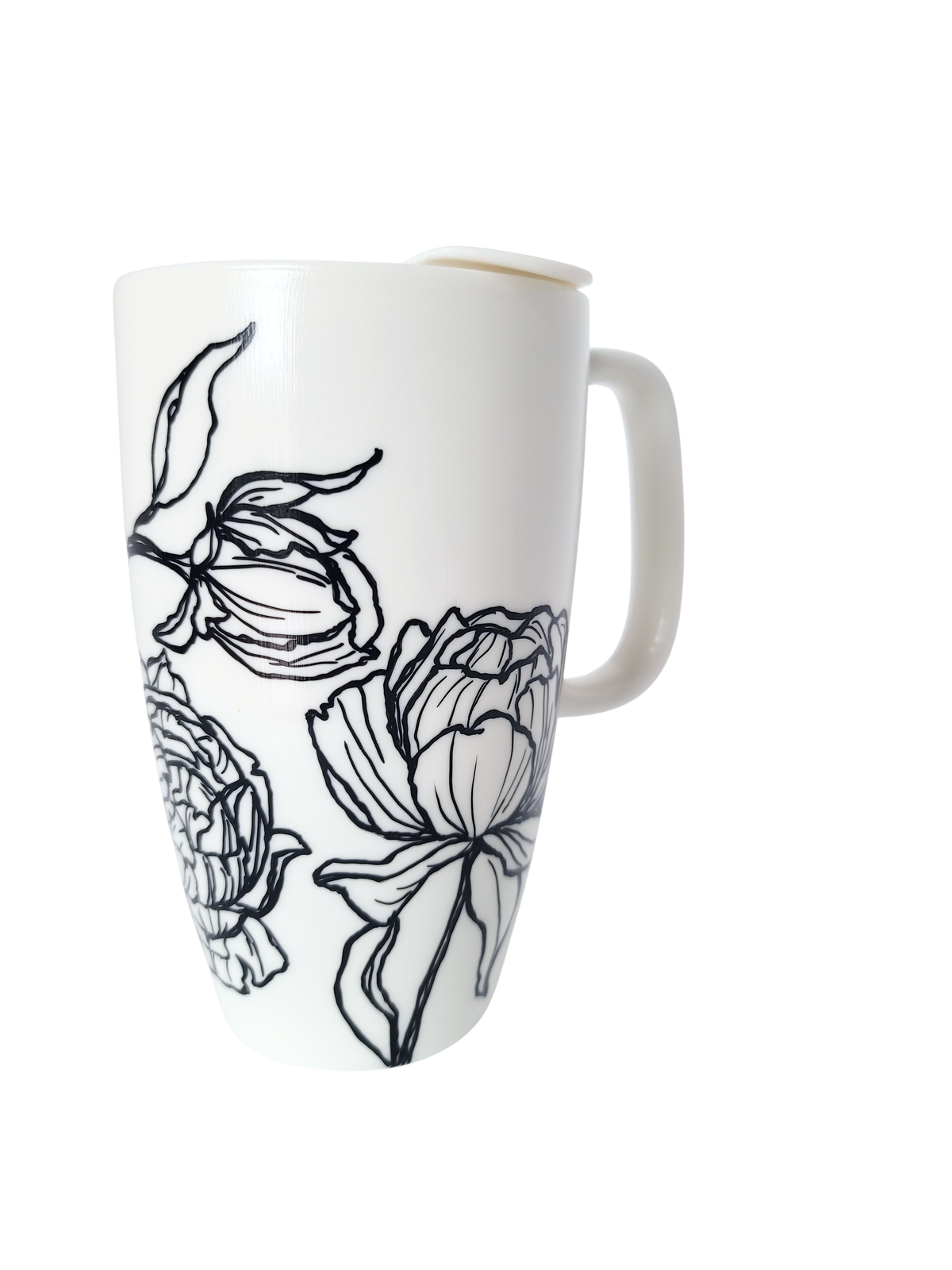 Peony Large Travel Mug