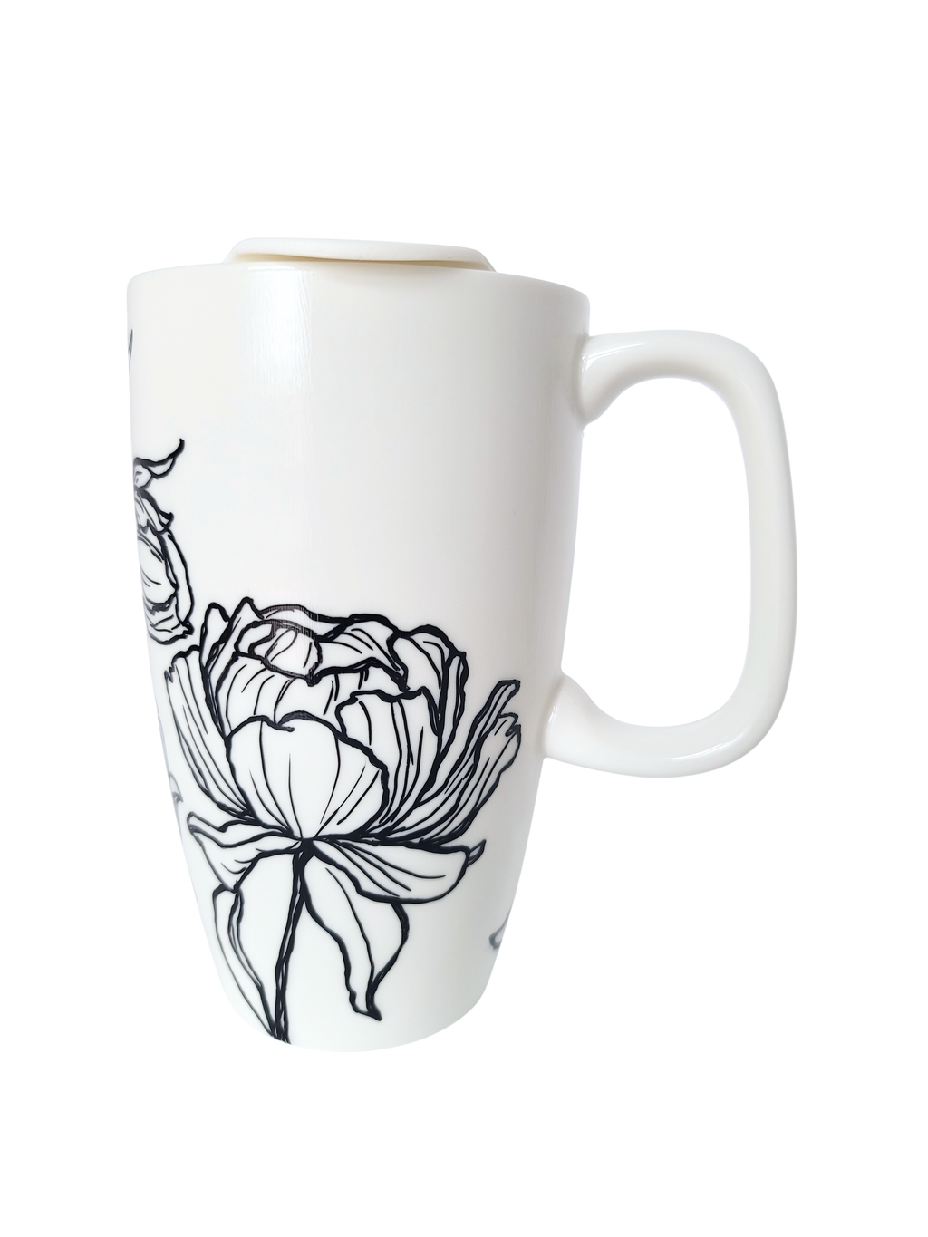 Peony Large Travel Mug